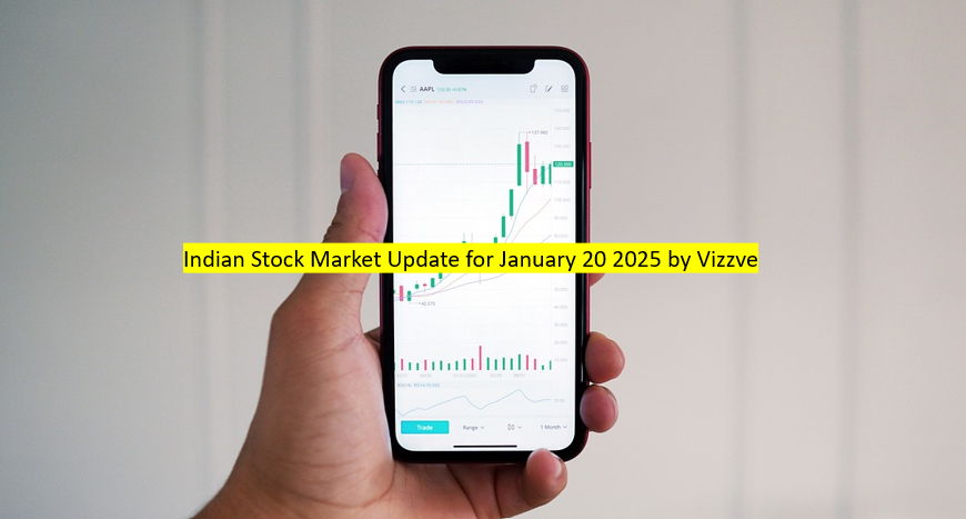 Indian Stock Market Update for January 21 2025 by Vizzve